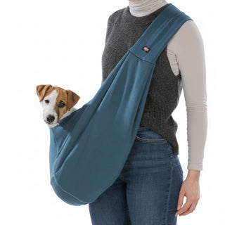 Trixie Draagtas Buikdrager Sling Blauw / Grijs