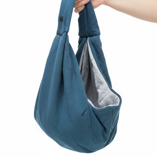 Trixie Draagtas Buikdrager Sling Blauw / Grijs
