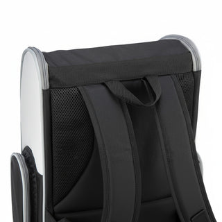 Trixie Hondentas Rugtas Chloe Lichtgrijs / Zwart