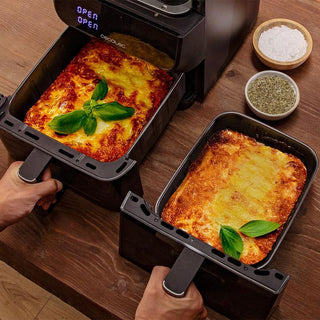 Cecotec Airfryer 10L 2000W Zwart Cecofry Duolevel 10000 Duosize Window Touch 10 Prog