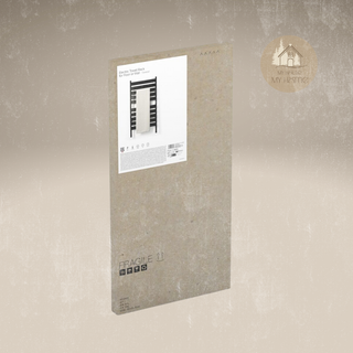 AUREA™ Electric Heated Towel Rail – 10 Bars in packaging