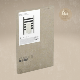 Packaging AUREA™ Electric Heated Towel Rail – 5 Bars with logo of MyHouseMyHome