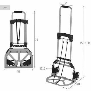 Aktive Multifunctionele Kar Aktive 40 X 100 X 40 Cm (2 Stuks)