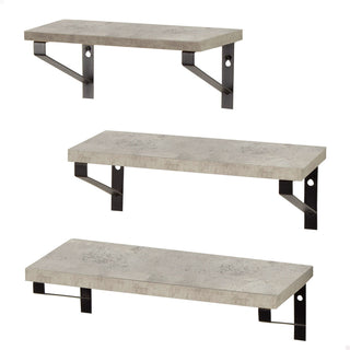 Max Home Planken Max Home Ijzer Hout Mdf 42 X 12 X 16 Cm (4 Stuks)