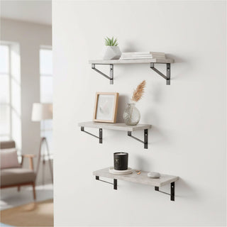 Max Home Planken Max Home Ijzer Hout Mdf 42 X 12 X 16 Cm (4 Stuks)