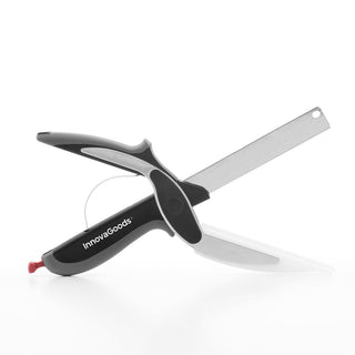 Innovagoods Mes-Schaar Met Ingebouwde Minisnijplank Scible Innovagoods
