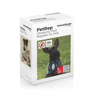 Innovagoods Oplaadbare Ultrasone Parasietenafstoter Voor Huisdieren Petrep Innovagoods