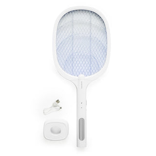 Innovagoods 2-In-1 Oplaadbare Insectenracket Met Uv-Licht Elecfly Innovagoods