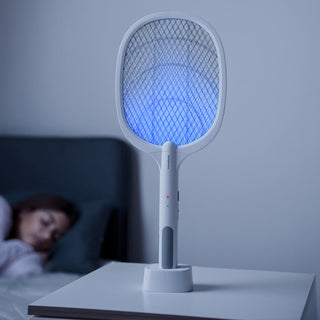 Innovagoods 2-In-1 Oplaadbare Insectenracket Met Uv-Licht Elecfly Innovagoods