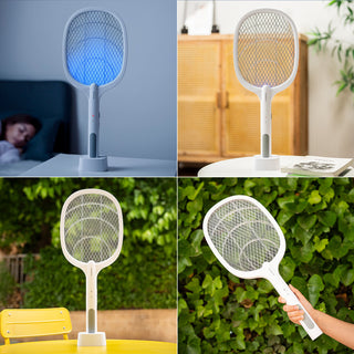 Innovagoods 2-In-1 Oplaadbare Insectenracket Met Uv-Licht Elecfly Innovagoods