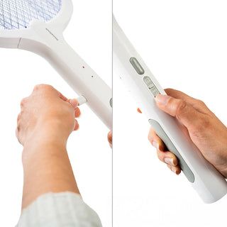 Innovagoods 2-In-1 Oplaadbare Insectenracket Met Uv-Licht Elecfly Innovagoods